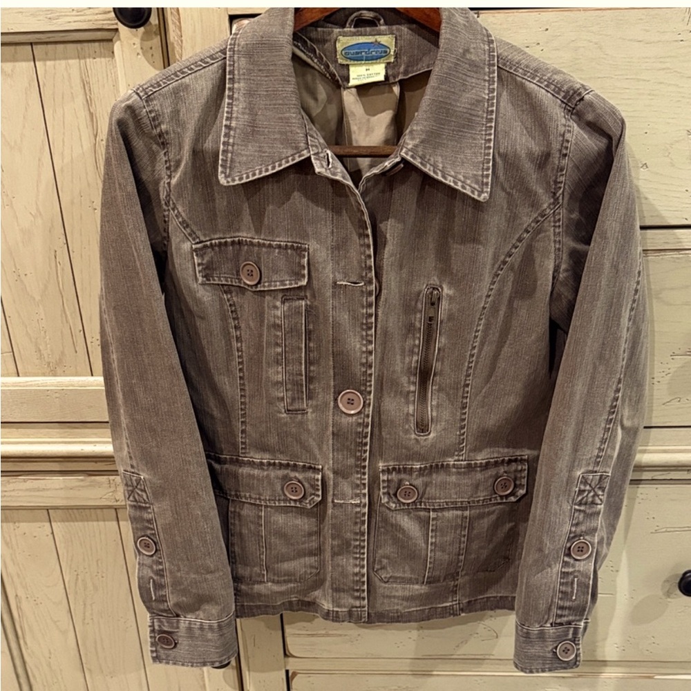 Overdrive Stylish Gray Jean Jacket